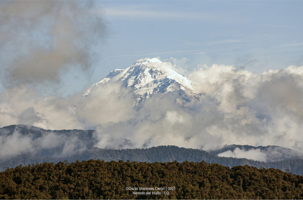 Nevado del Huila. Autor de la Fotografía: Óscar Meneses Cerón (2021)